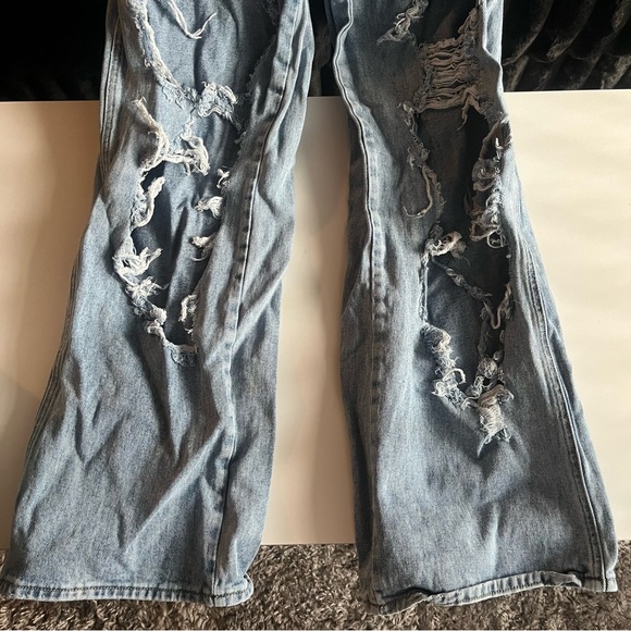 PacSun Distressed High Waist Baggy Jeans - Picture 7 of 11